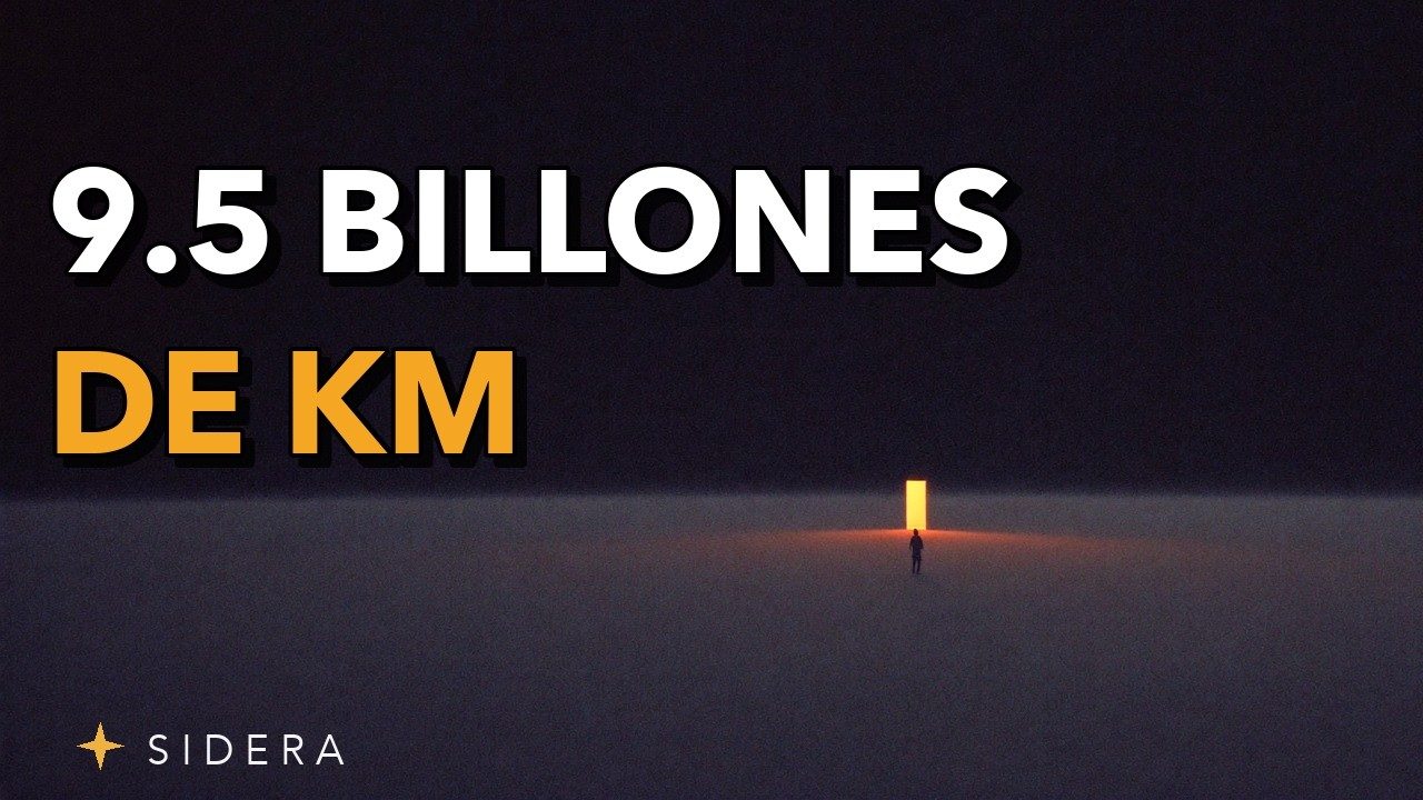 Portada del documental “Cruzar un año luz toma 216 millones de años (a pie)”